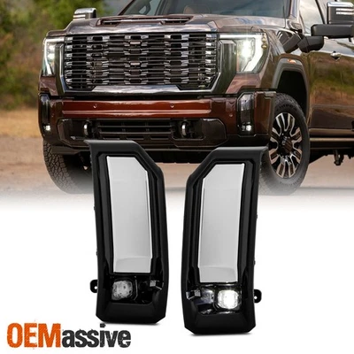 Par de luces antiniebla LED con interruptor de arnés de cables para GMC Sierra 2500HD 3500HD 2024-2025 Foto 1 de 4