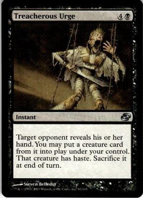 MTG Treacherous Urge NEARMINT NM / Magic The Gathering : Planar Chaos - Image 1 of 2