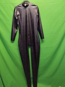 Latex Catsuit Bodysuit schwarz mit Socken - Bild 1 von 9