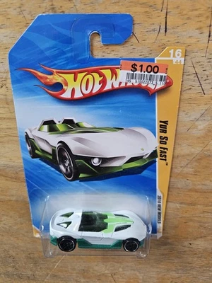Hot Wheels Yur So Fast, Verde Y Blanco; 2010 Nuevos Modelos Serie 16/44 Foto 1 de 4