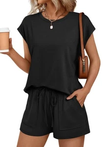 Womens Lounge Two 2 piece Sets Summer Outfits 2025 Loungewear Matching Beach ... - Picture 1 of 6