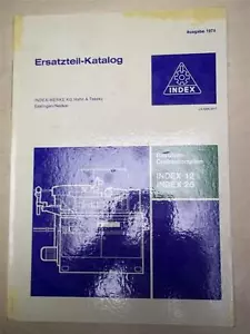 Spare Parts Catalog/Manual~Index-Werke 12-25 Machine~Lathe~Original~German - Picture 1 of 1