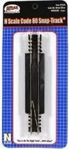 Atlas #2532 Rerailer Track Sections (3 sections) Code 80 Rails -  N Scale - Picture 1 of 2