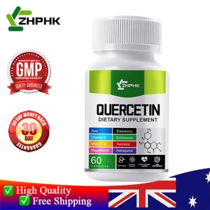 Quercetin, Zinc, Vitamin C, Vitamin D, Magnesium - 9 in 1 Tablets Immune Support - Picture 1 of 10