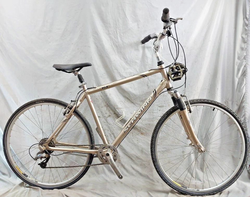 04' Schwinn Voyageur GSX Comfort Hybrid Bike 21" XL Suspension Java Bar Commuter - Image 1 of 4