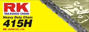 RK 415 Heavy Duty 110 Longitud 4.100 lb. Cadena de motocicleta de tracción 70-0231 - Imagen 1 de 1