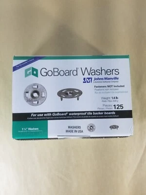 Johns Manville 125-Count 1-1/4-in Galvanized/Uncoated GoBoard Anti-Turn Washer - Image 1 of 4