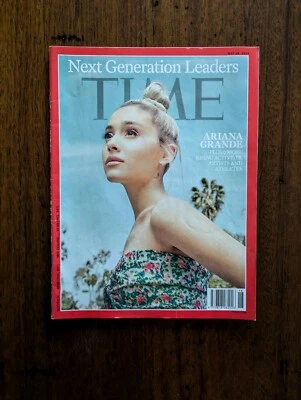 TIME Magazine - May 28, 2018. Ariana Grande "Next Generation Leaders". NO LABEL. - Image 1 of 2