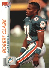 1992 Pro Set Football Card #554 Robert Clark