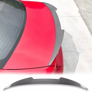 V STYLE CARBON FIBER TRUNK SPOILER FOR 22-25 BMW G42 2 SERIES M240i G87 M2 - Picture 1 of 9