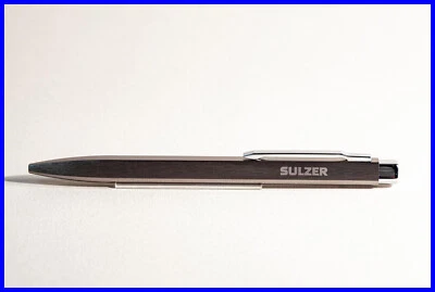 Caneta esferográfica Montblanc 1990 Leonardo titânio escuro e platina com AD. - Imagem 1 de 4