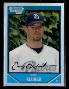 2007 Bowman Draft Picks & Prospects #BDPP29 Corey Kluber Prospects rifrattore - Foto 1 di 2
