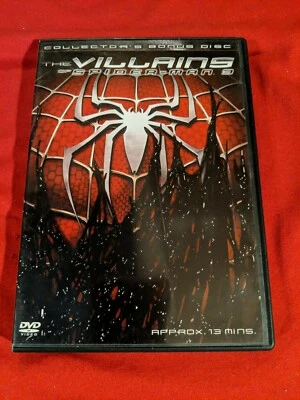 THE VILLAINS OF SPIDERMAN 3 -  DVD Collector's Bonus Disc RARE GOOD CONDITION - Image 1 of 2
