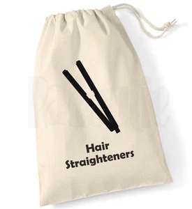 Personalised Hair Straighteners Bag (B&W) - Picture 1 of 2