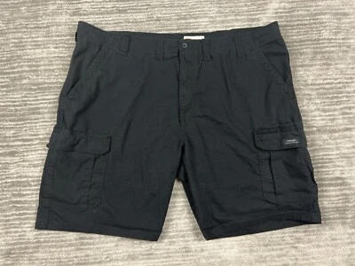 Pantalones Cortos Wrangler Para Hombre 46 Negros Calce Relajado Carga Cortos Aire Libre Informales Foto 1 de 4