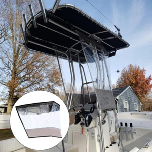 US Clear Hood for Marine Driver Console Universal T-Top Spray Shield Enclosure - Foto 1 di 10