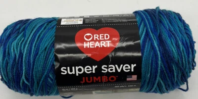 Red Heart Super Saver Jumbo Yarn "Macaw" 1 Skein #806 - Image 1 of 3