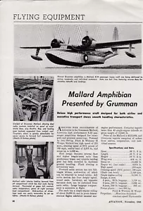 Grumman Mallard Aircraft Report 1/6/2025k - Picture 1 of 1