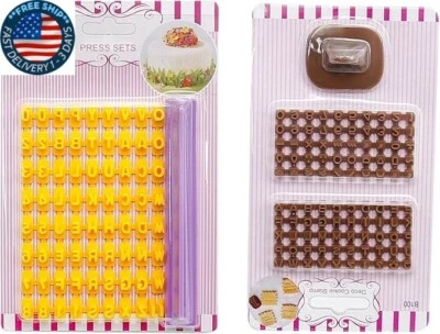 Juego de 172 cortadores de galletas con símbolos numéricos del alfabeto Foto 1 de 4