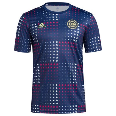 Adidas MLS Men's Chicago Fire FC 2022 Americana Pre-Match Jersey - Image 1 of 2