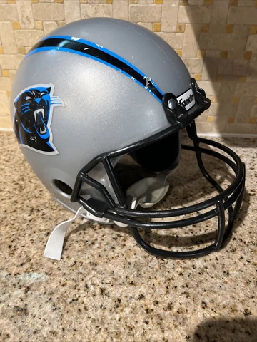 Franklin NFL Carolina Panthers Kids Replica Football Helmet w Strap Non-Contact Cover