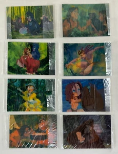 PROMO CARD SET: DISNEY TARZAN by KID CUISINE Complete LENTICULAR Card Set (8) - Picture 1 of 4