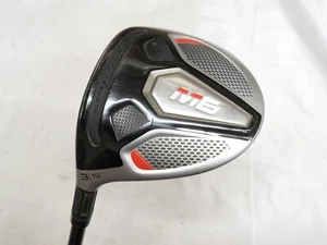 Used LH Taylormade M6 15* 3 Fairway Wood 3W - ATMOS 6S Stiff (S) flex +HC - Picture 1 of 8