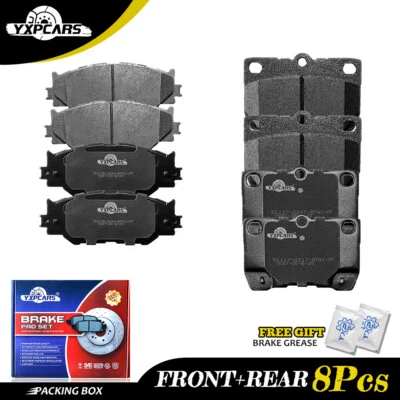 Pastillas de freno delanteras traseras de cerámica para 2006-2009 2010 2011 2012 2013 Lexus IS250 Foto 1 de 4