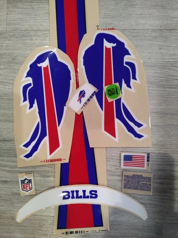 3M Buffalo Bills football helmet 20 mil vinyl decals speed decals Cover