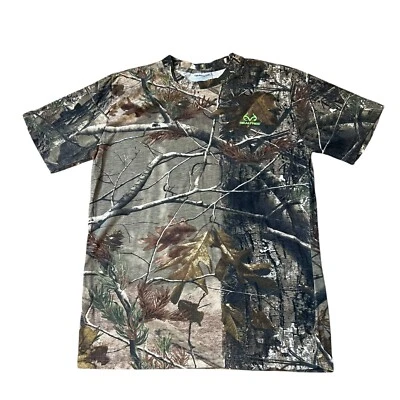 Camisa Camuflada Vintage Juvenil Talla XL Niños Realtree Camuflaje Manga Corta Foto 1 de 4