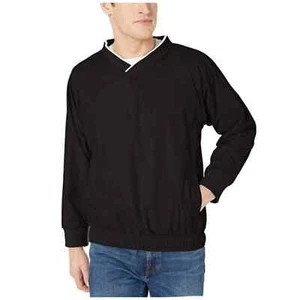 Chaqueta Harrington Nueva con Etiquetas Para Hombre S Microfibra Resistente al Agua Negra Cuello en V Camiseta de Viento - Imagen 1 de 5