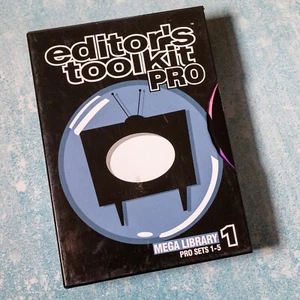 Digital Juice Editor’s Toolkit Pro #1 Video Editing Tools Software Backgrounds + - Picture 1 of 5