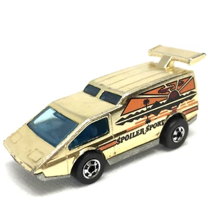 Hot Wheels Spoiler Sport 1976 Gold Chrome Blackwall Made In Hong Kong - Picture 1 of 10