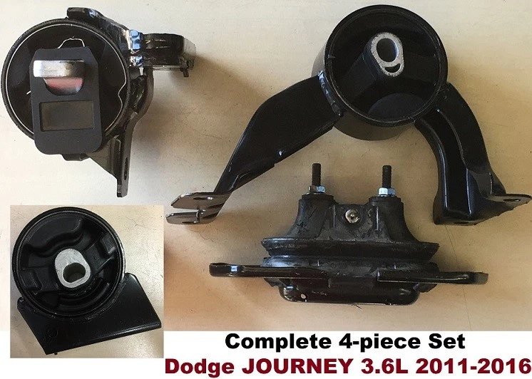 4pc Motor Mounts fit FWD 3.6L 2011 - 2016 Dodge Journey Engine AUTO Transmission - Image 1 of 1