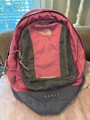 Mochila para mujer The North Face Vault rosa y gris 18x13x7 Foto 1 de 4