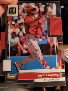 2022 Panini Chronicles Baseball Byrce Harper Donruss Clearly # 39 -Phillies-
