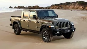 Jeep Gladiator Rubicon 2020 alta resolución decoración de pared estampado póster fotográfico - Imagen 1 de 1