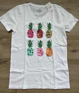 J. Crew Factory Damen "Pineapple Grid" Sammler T-Shirt - Bild 1 von 6