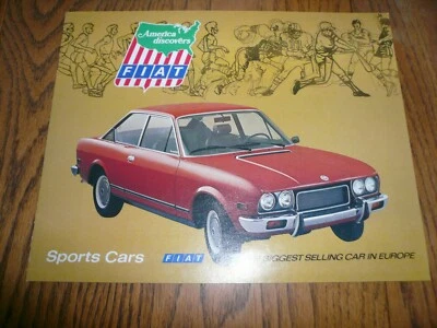 Fiat Sports Cars 124 Spider 1974 cupé 850 Sport Spider 128 SL cupé deportivo  Foto 1 de 4