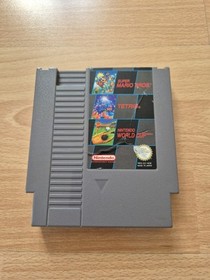 NES 3 In 1 Tetris Mario World Cup Videospiel Nintendo Entertainment System PAL