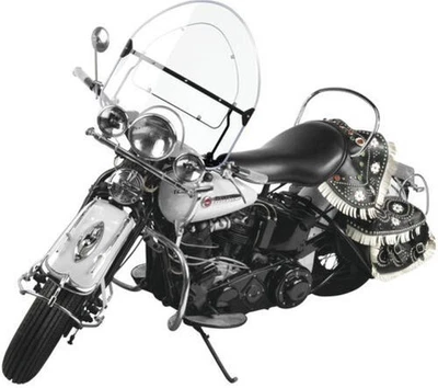 National Cycle Parabrezza Vintage Con Perline - Trasparente Moto Stradale N2200 - Immagine 1 di 3