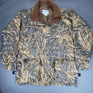 Columbia Jacket Mens XL Camouflage Mossy Oak Shadow Grass Hunting Shell Only - Picture 1 of 11