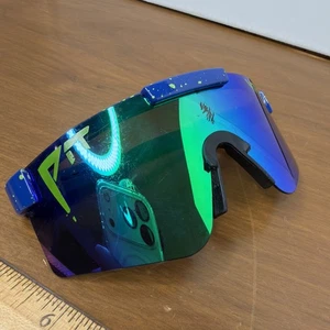 Pit Viper Polarized  Blue Frame With Speckles Sunglasses Used Scratches - Picture 1 of 24