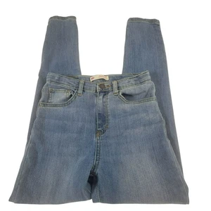 Jeans súper ajustados de tiro alto Levi's 720, niñas 10, azul lavado medio, cintura ajustable, usados en excelente estado - Imagen 1 de 12