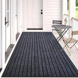 Large Heavy Duty Door Mat Non Slip Rubber Back Barrier Kitchen Hallway Floor Rug - Picture 1 of 24