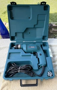 MAKITA 10mm /3/8 INCH CORDED DRILL NO. 6408K PLUS BIT & DRIVER AS - Picture 1 of 12