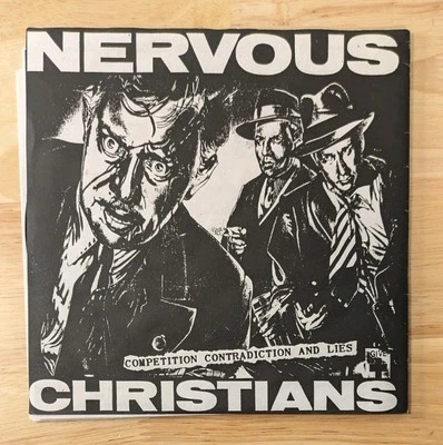 Nervous Christians /Apt.3G* – Competition Contradiction And Lies 7" Vinyl Record Foto 1 de 4