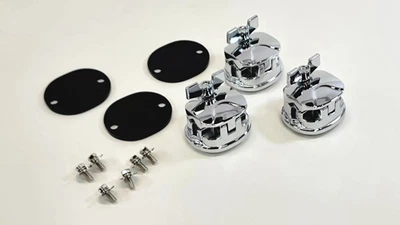 Tom / Floor Tom Drum Mounting Bracket with Gasket for 9.5mm up to 12.5mm (3 pcs) - Image 1 of 4