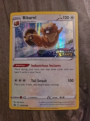 Bibarel SWSH188 SWSH: Sword & Shield Promo Cards Holo Stamped - Image 1 of 4