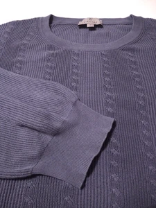 Suéter de punto con cable CANALI para hombre cuello redondo talla 56 FINO 100 % algodón HECHO EN ITALIA - Imagen 1 de 7